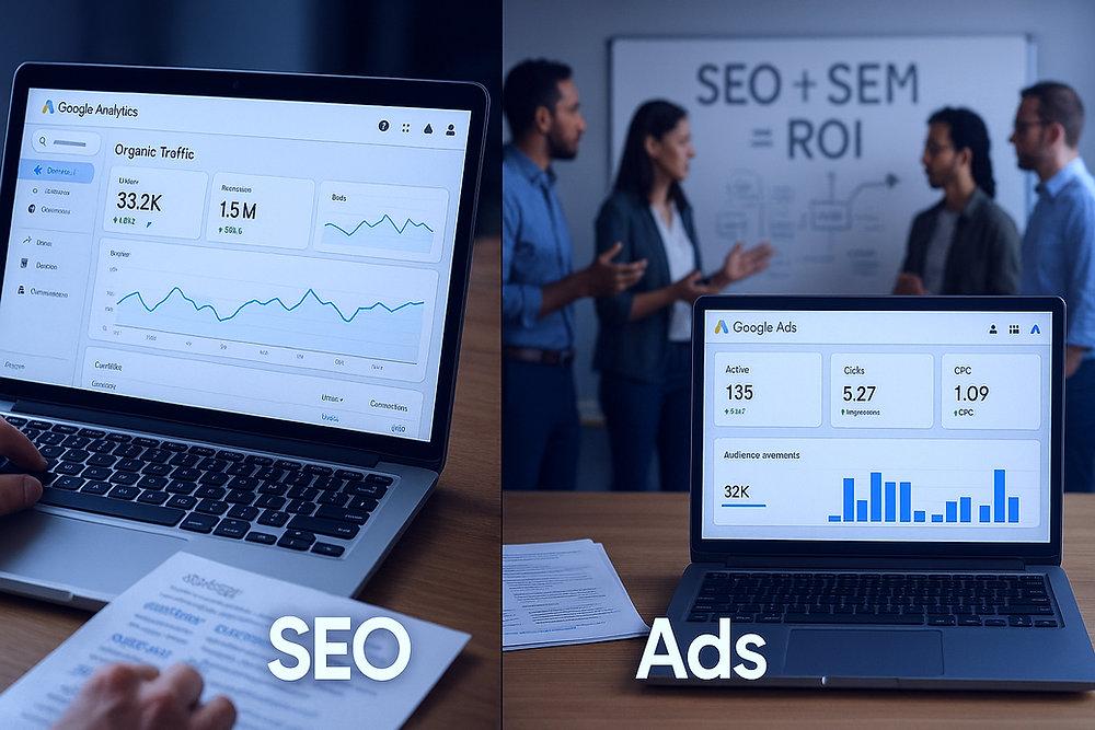 Сравнение SEO и контекстной рекламы для продвижения сайта