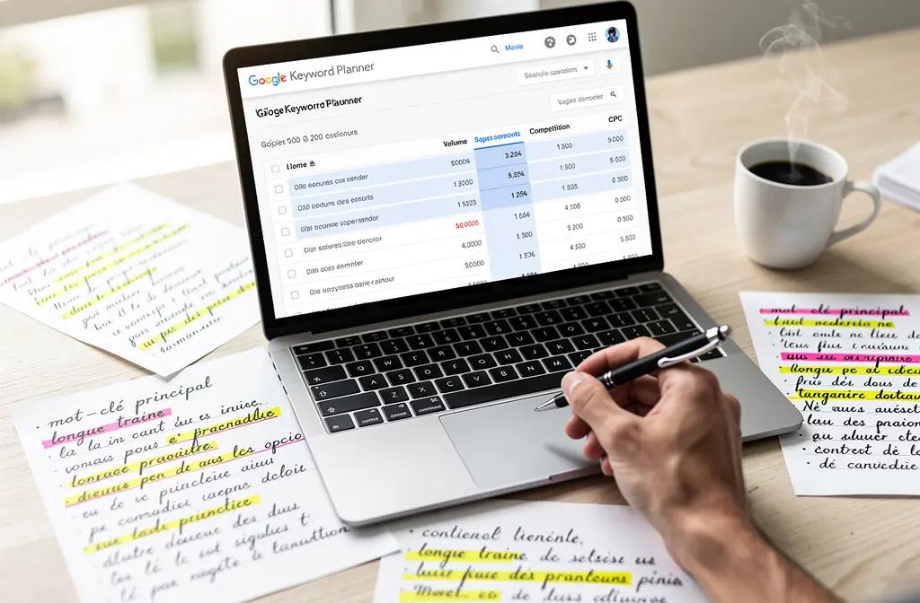 SEO manager анализирует данные поискового продвижения
